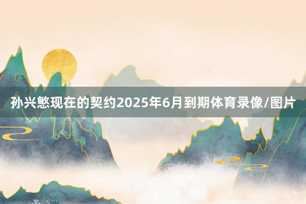 孙兴慜现在的契约2025年6月到期体育录像/图片