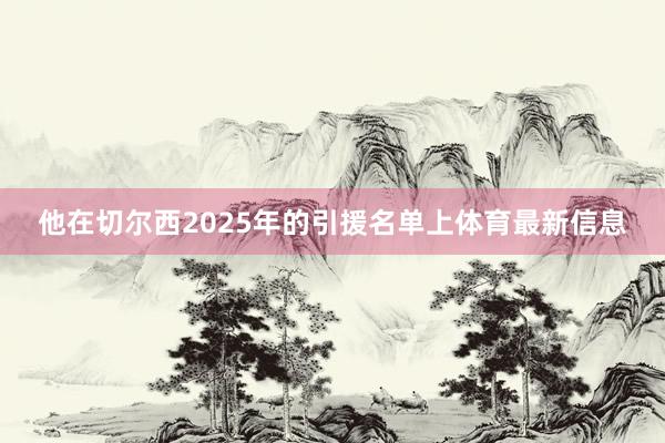 他在切尔西2025年的引援名单上体育最新信息