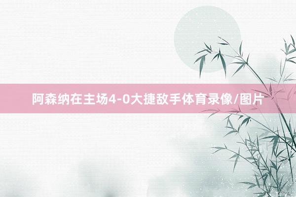 阿森纳在主场4-0大捷敌手体育录像/图片
